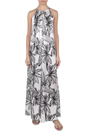 Silk Satin Halter Dress