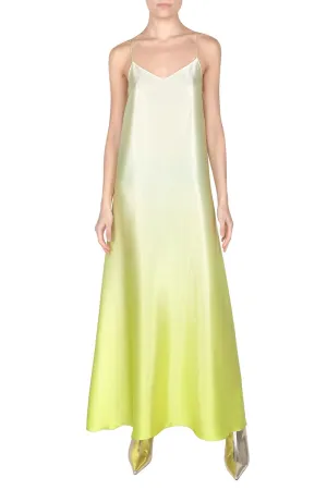 Silk Satin Ombre Cami Dress