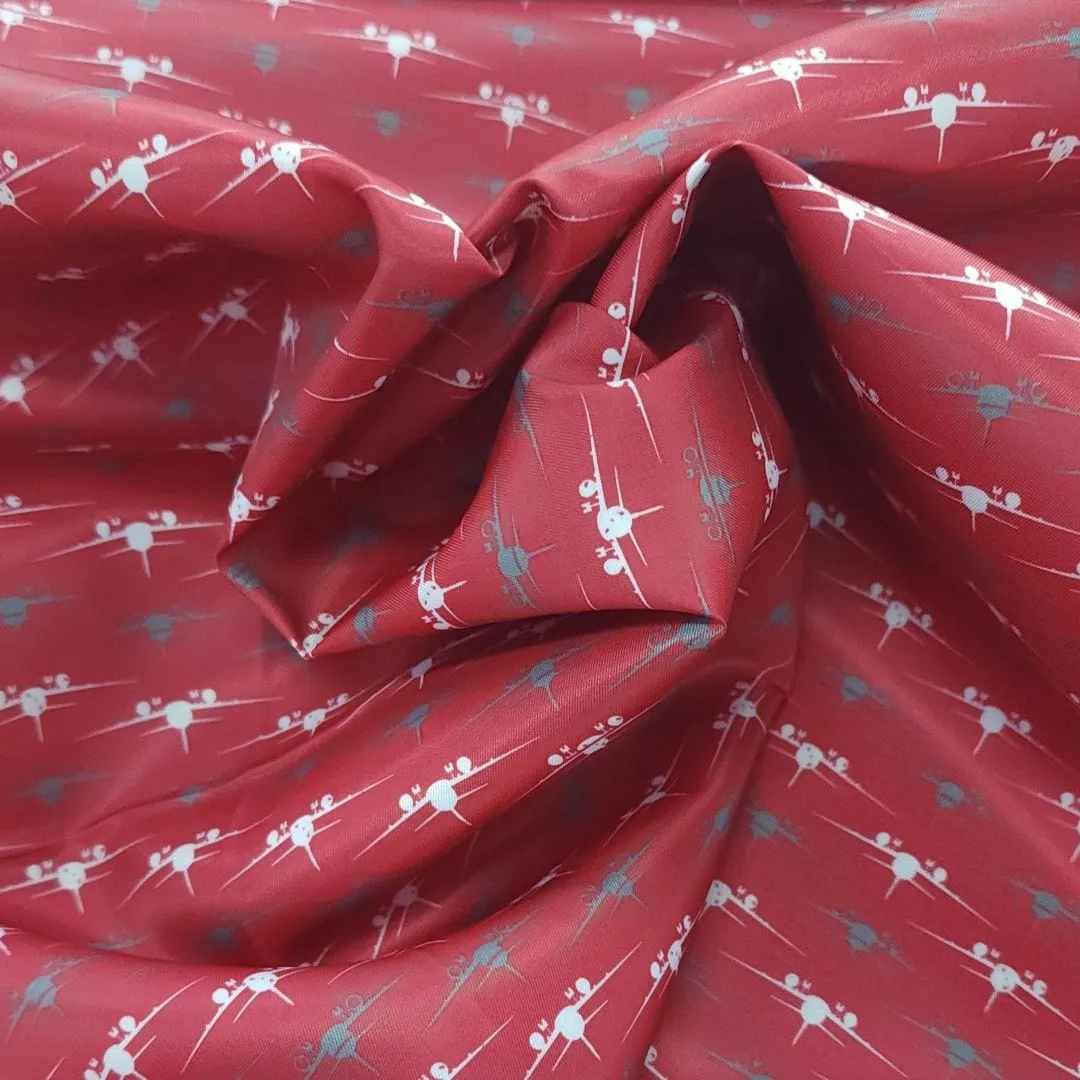 Silky Satin Suit Lining Planes Fabric 150 cm