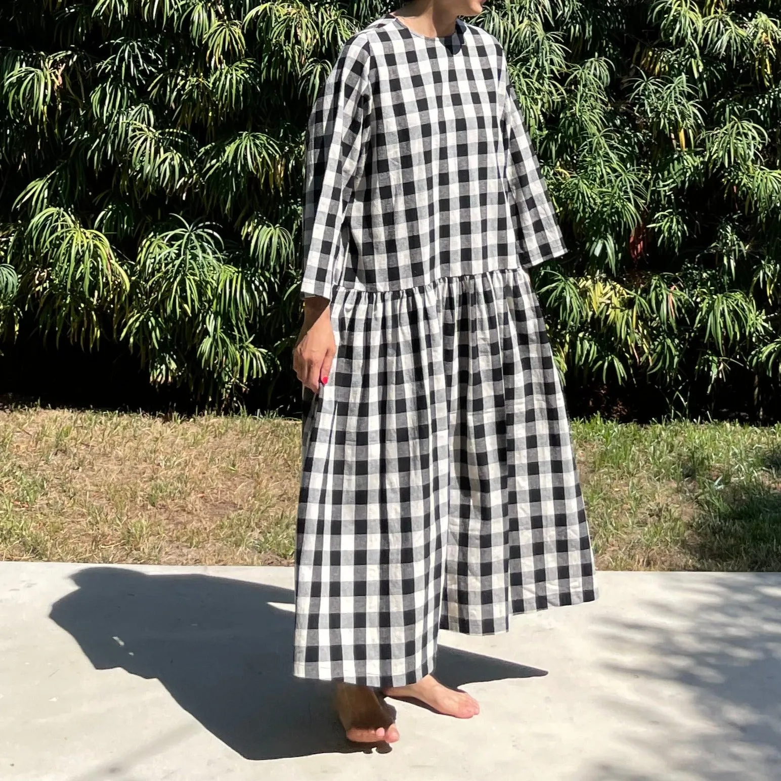 Sister Dress 2022 Black Big Gingham