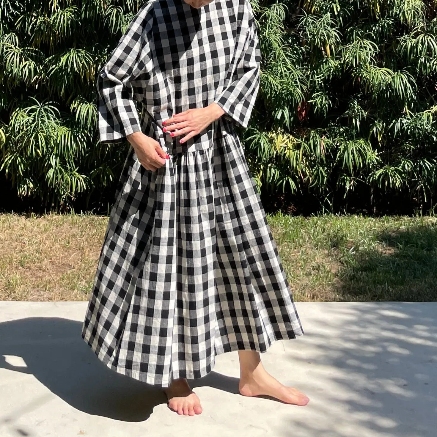 Sister Dress 2022 Black Big Gingham