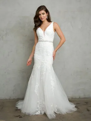 Size 2XL Eva 5249 Off White Gown