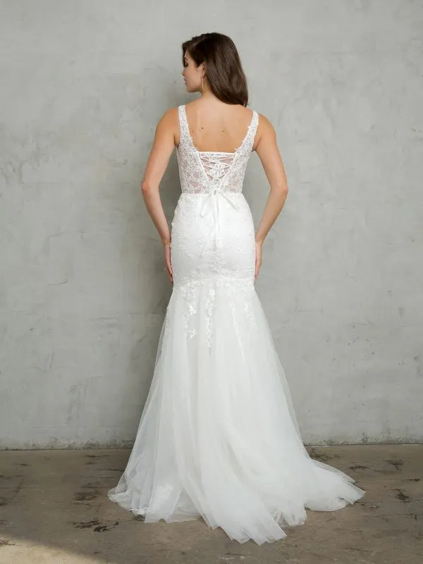 Size 2XL Eva 5249 Off White Gown