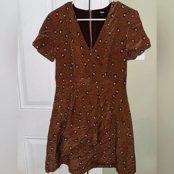 Slate &amp; Willow RTR Silk Mini Dress Sz 6 Lined