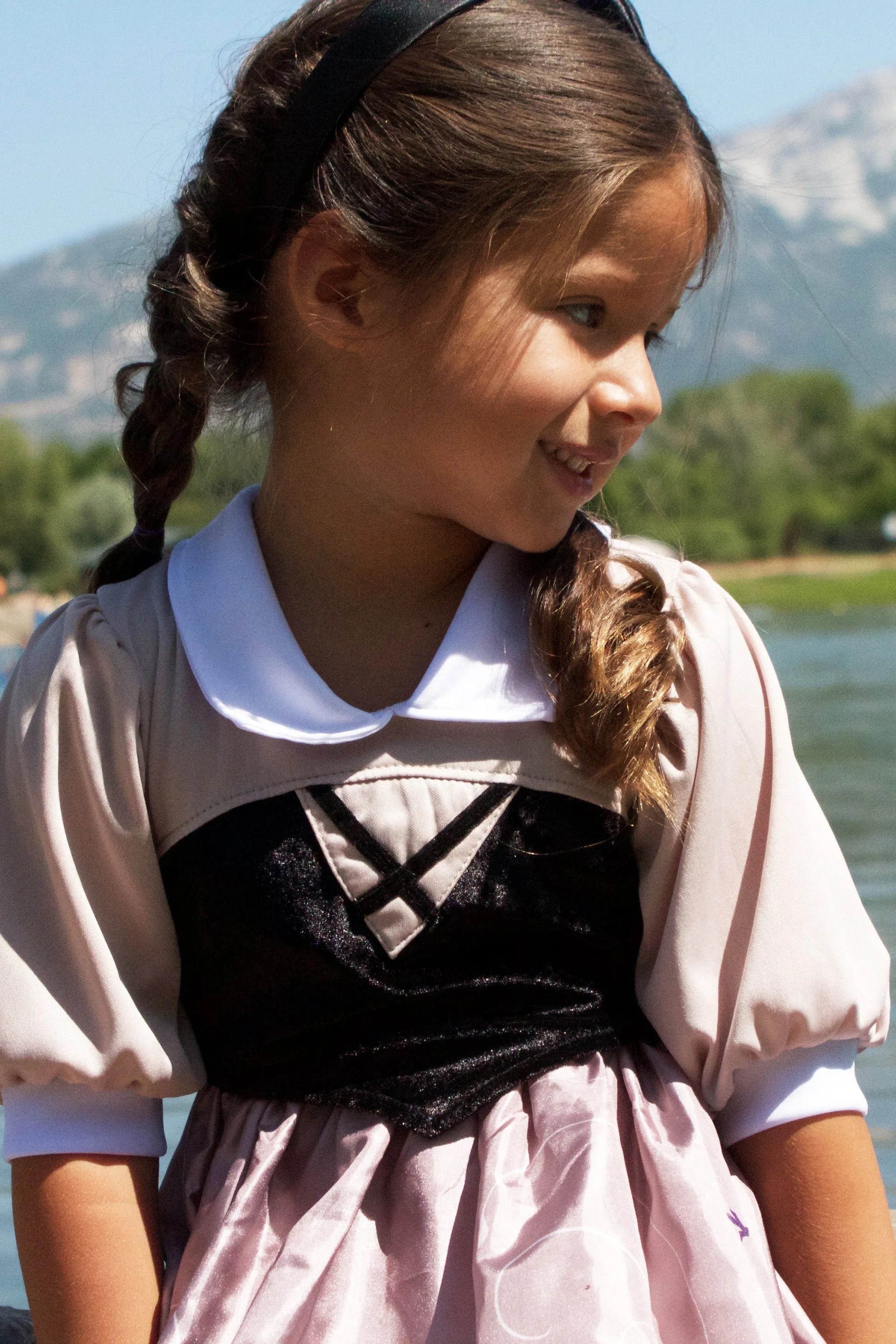 Sleeping Beauty Day Dress with Headband