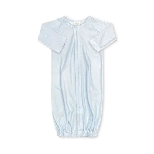 Snuggle Me Saque - Bellevue Blue Bitty Dot