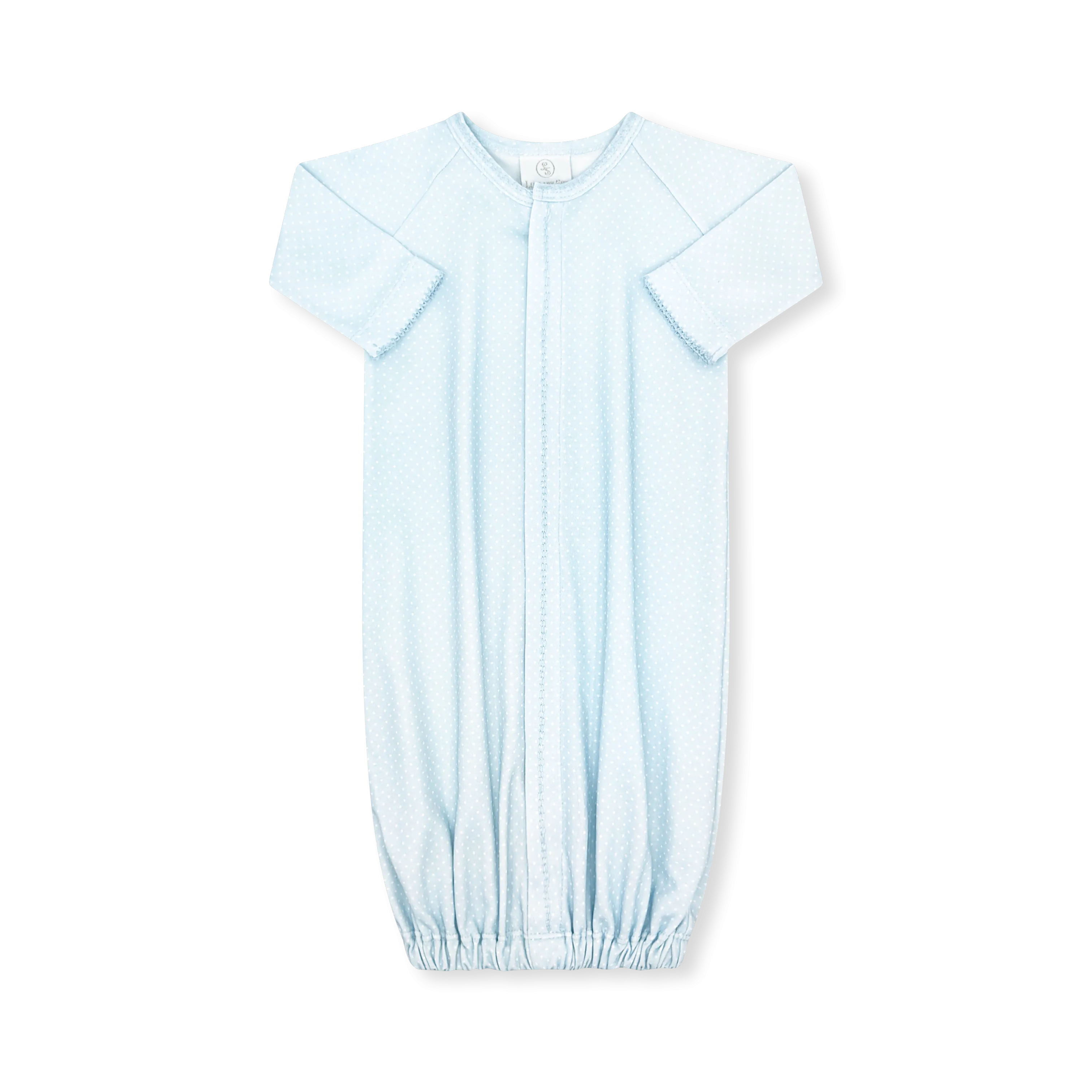 Snuggle Me Saque - Bellevue Blue Bitty Dot