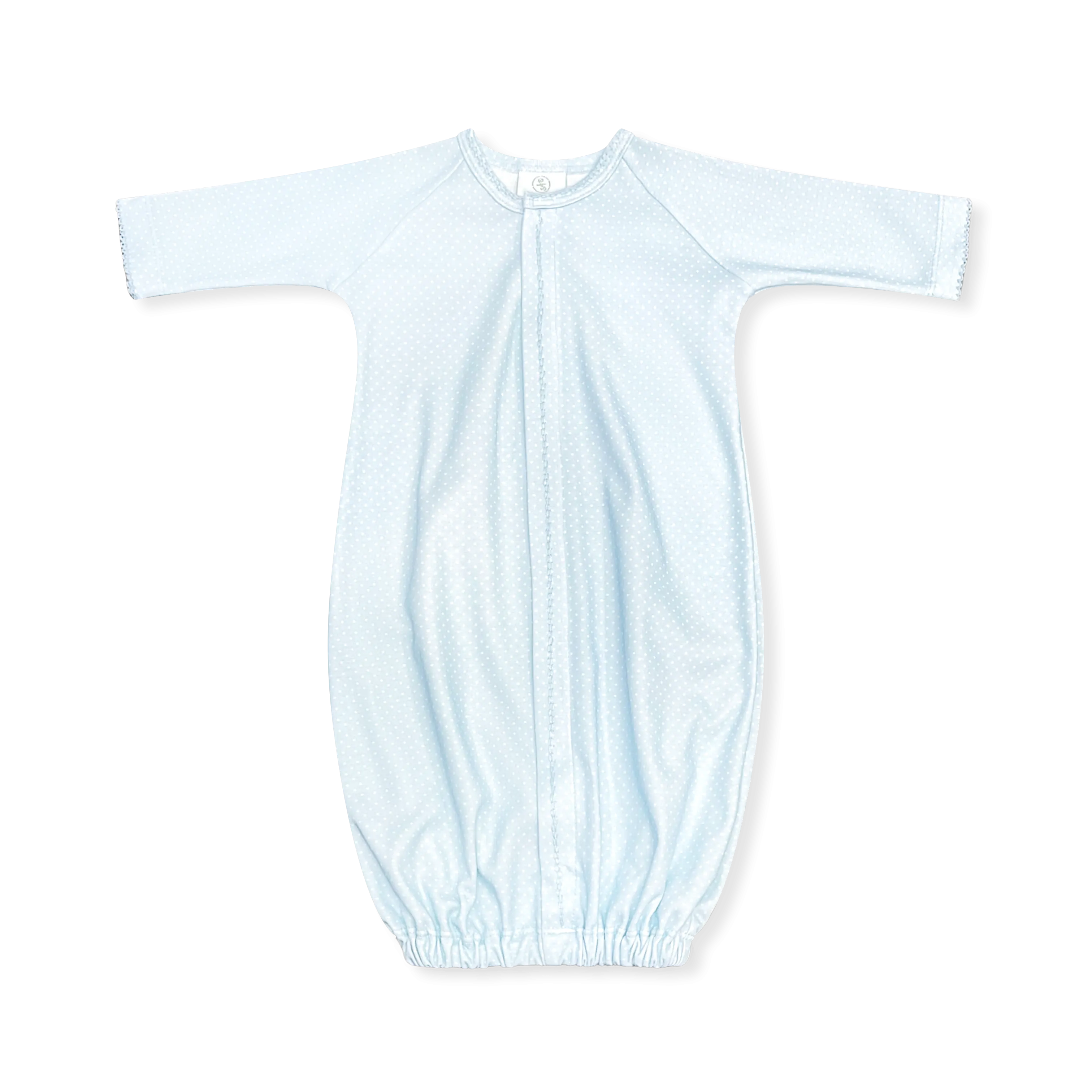 Snuggle Me Saque - Bellevue Blue Bitty Dot