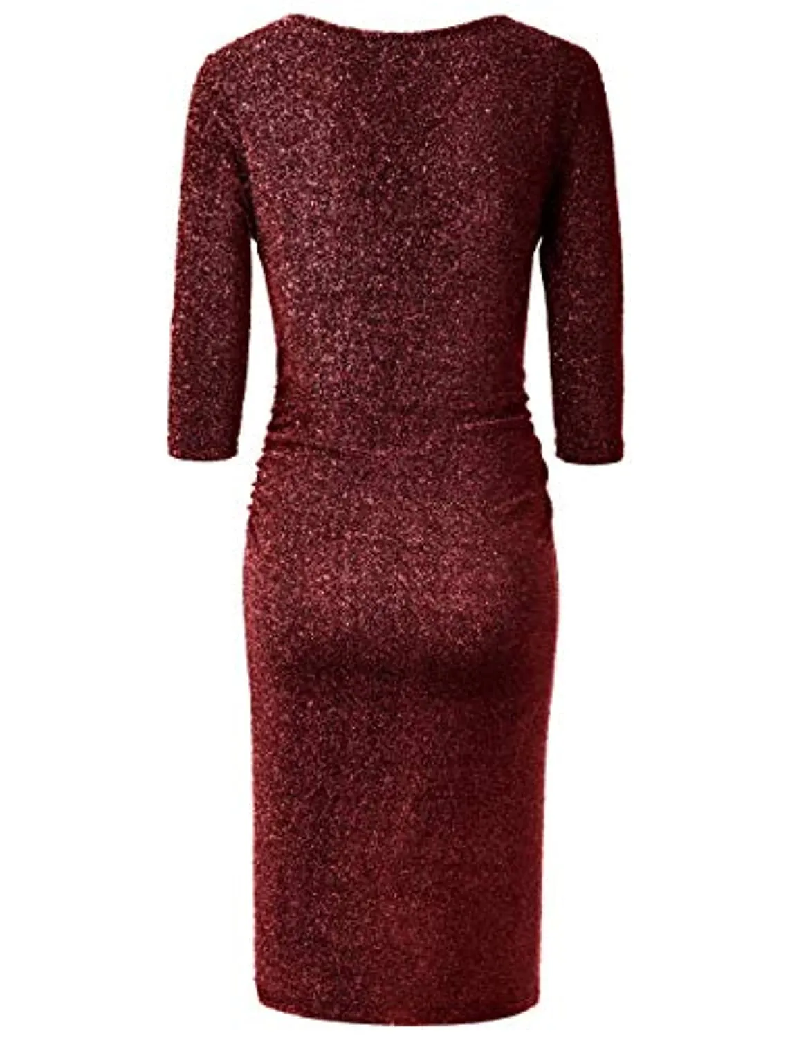 Sparkle 3/4 Sleeve Maternity Dress