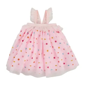 Sparkle Mesh Birthday Dress