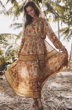 SPELL Seashell Gown - Sand