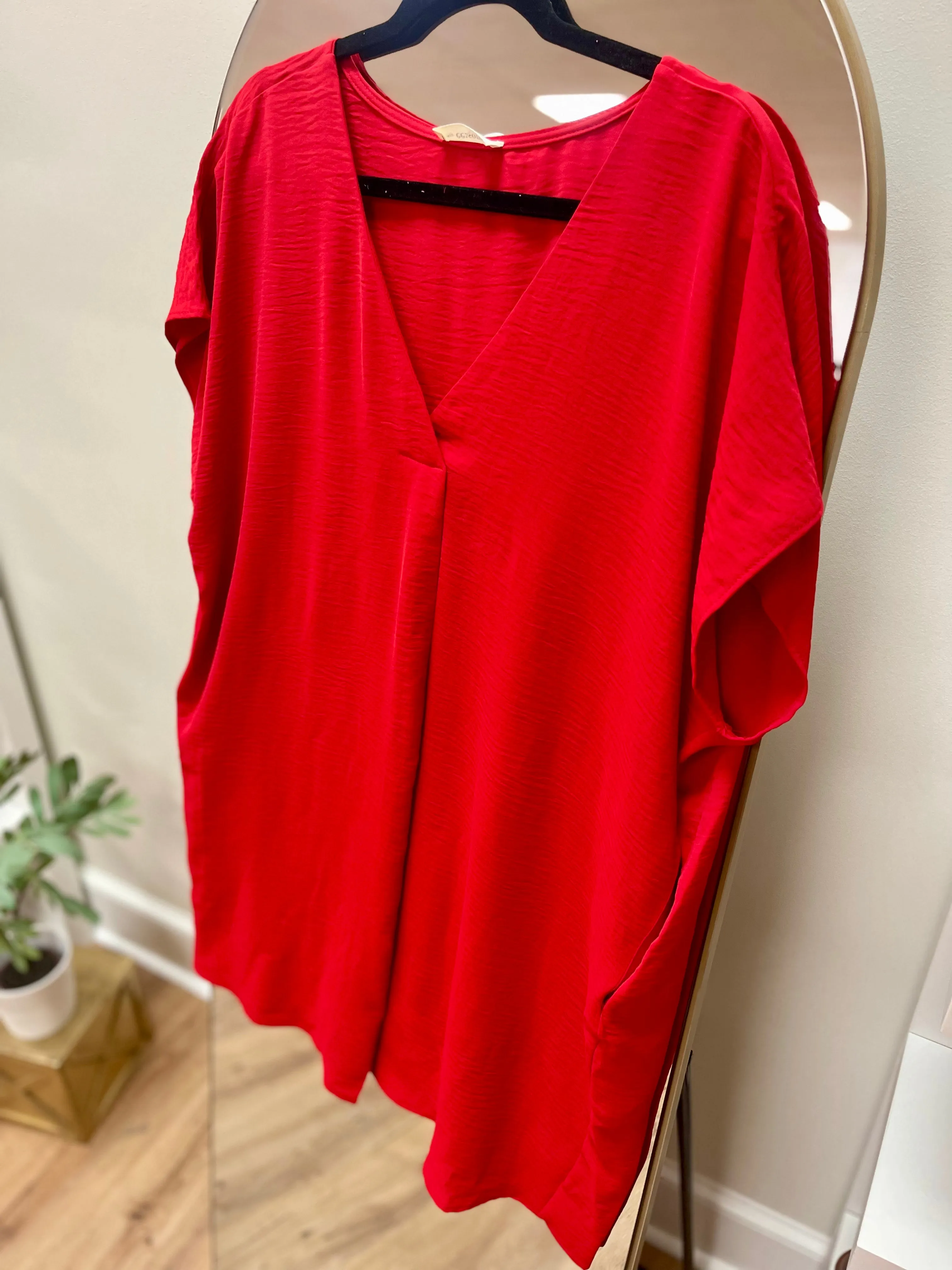 Stadium Standout Dress - Red