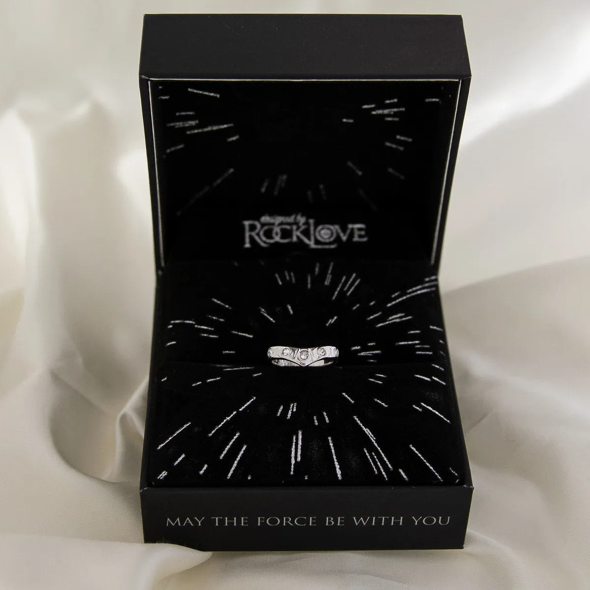 Star Wars X RockLove Leia Organa Crystal Ring