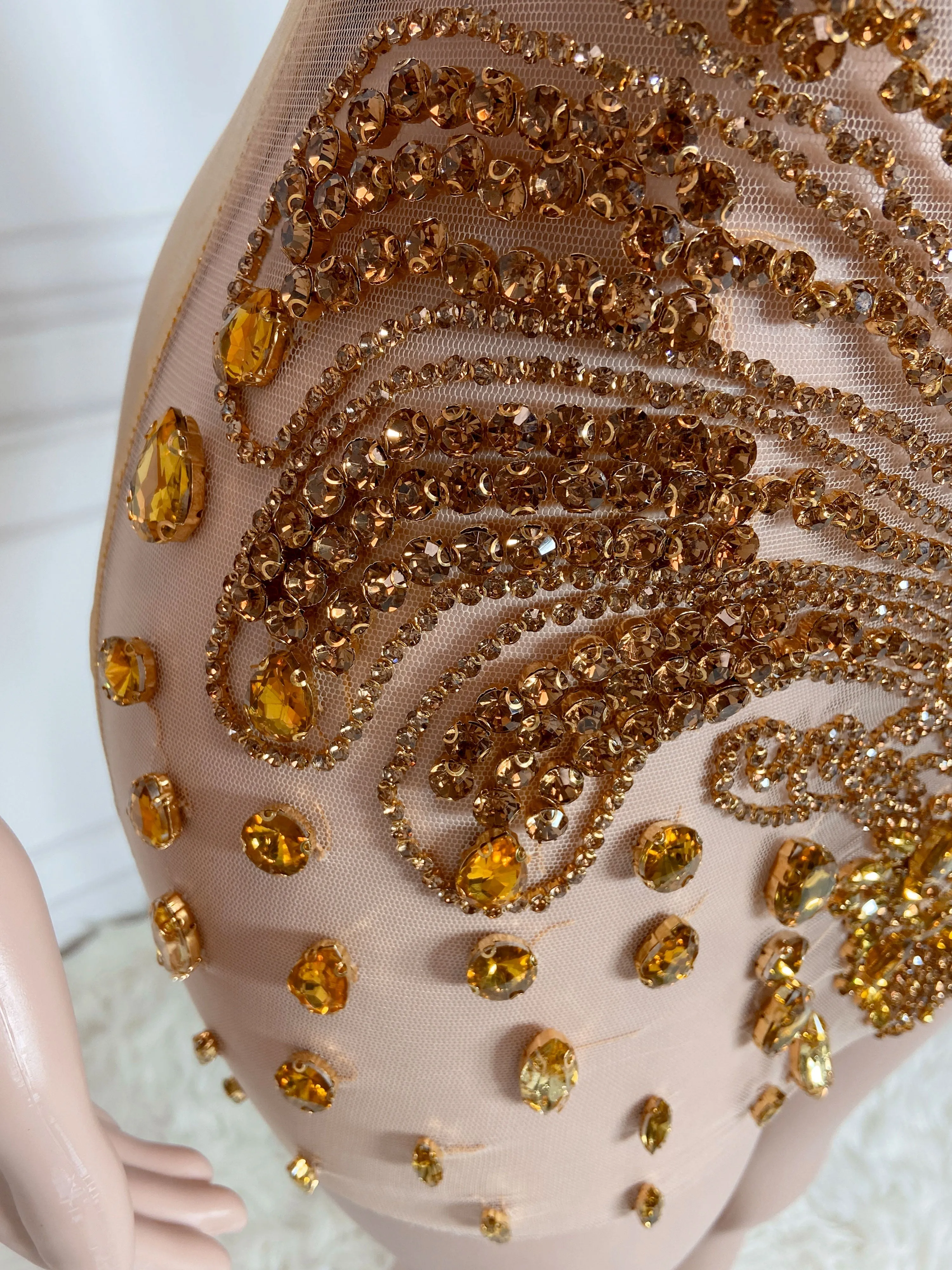Starry Rose City Glow Mini Dress