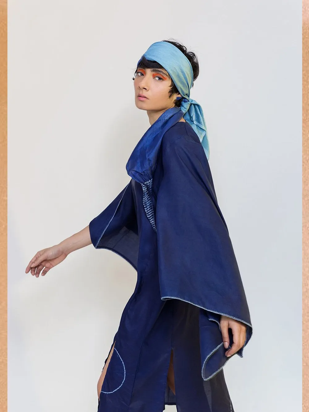Studio Medium   I   Tunic Shibori  Natural Indigo