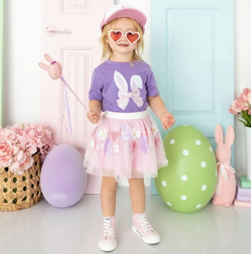 Sweet Wink Bunny Bow Sequin Easter Tutu