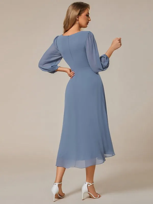 Tammy long sleeved mother of the bride dress