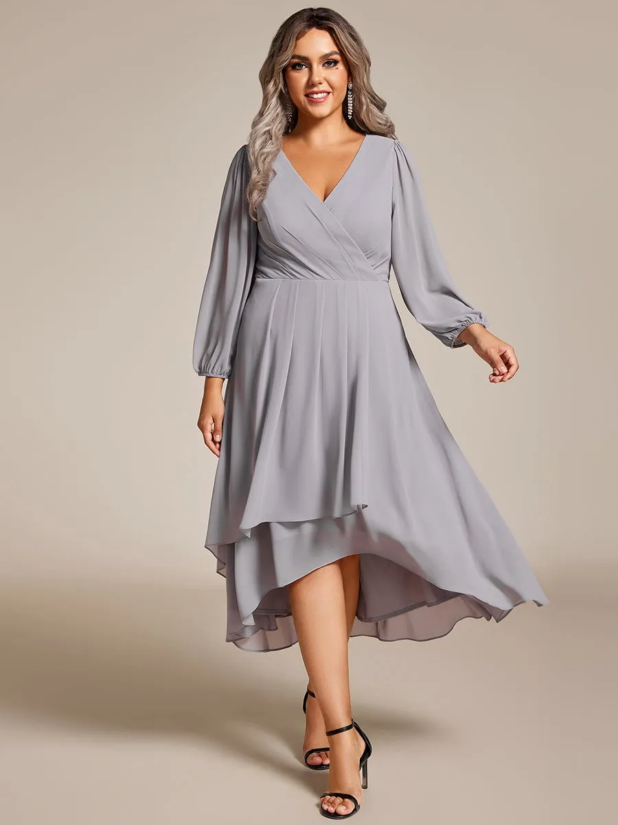 Tammy long sleeved mother of the bride dress