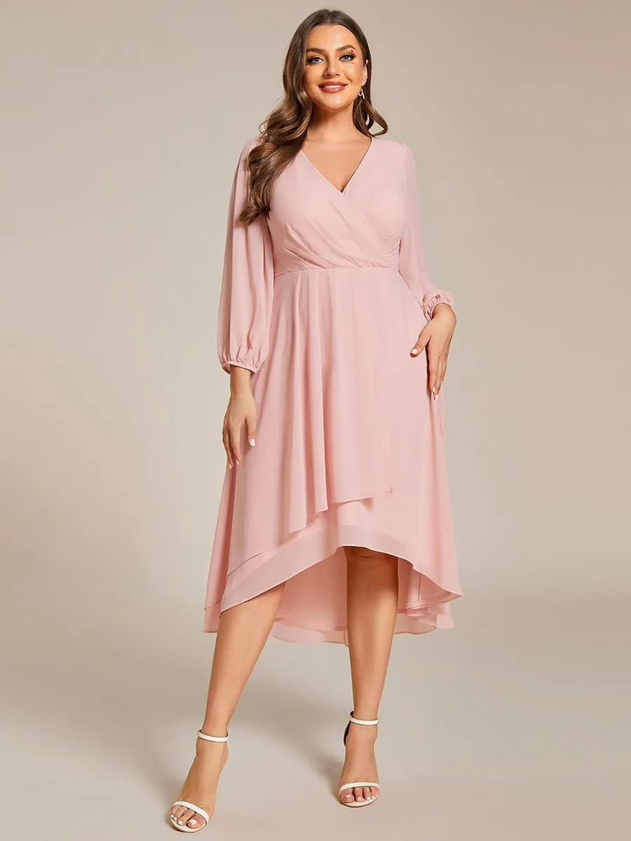 Tammy long sleeved mother of the bride dress