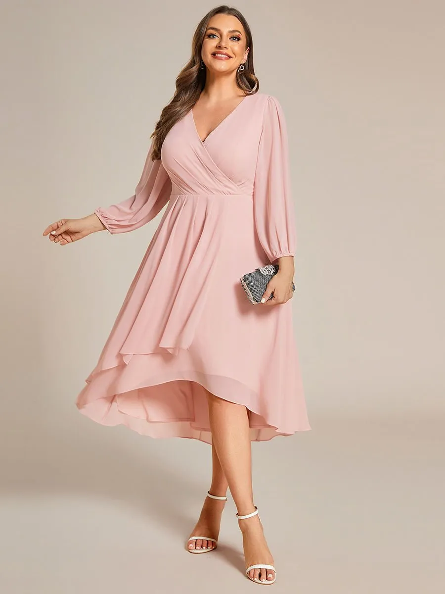 Tammy long sleeved mother of the bride dress