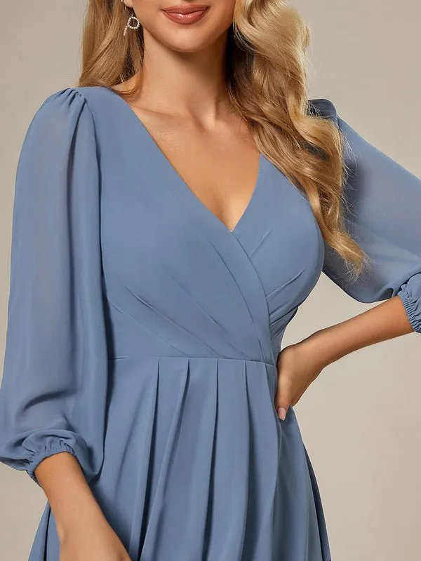Tammy long sleeved mother of the bride dress