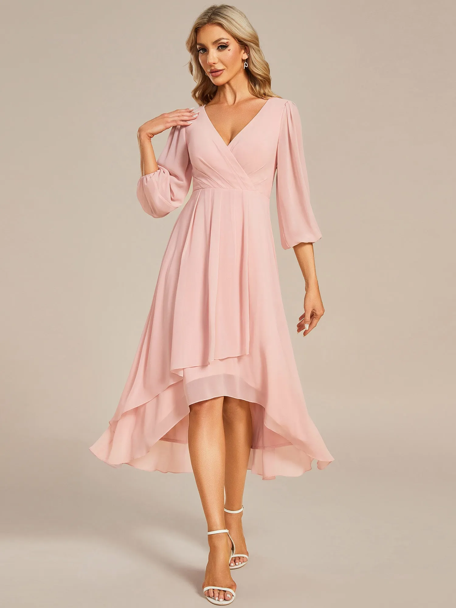Tammy long sleeved mother of the bride dress
