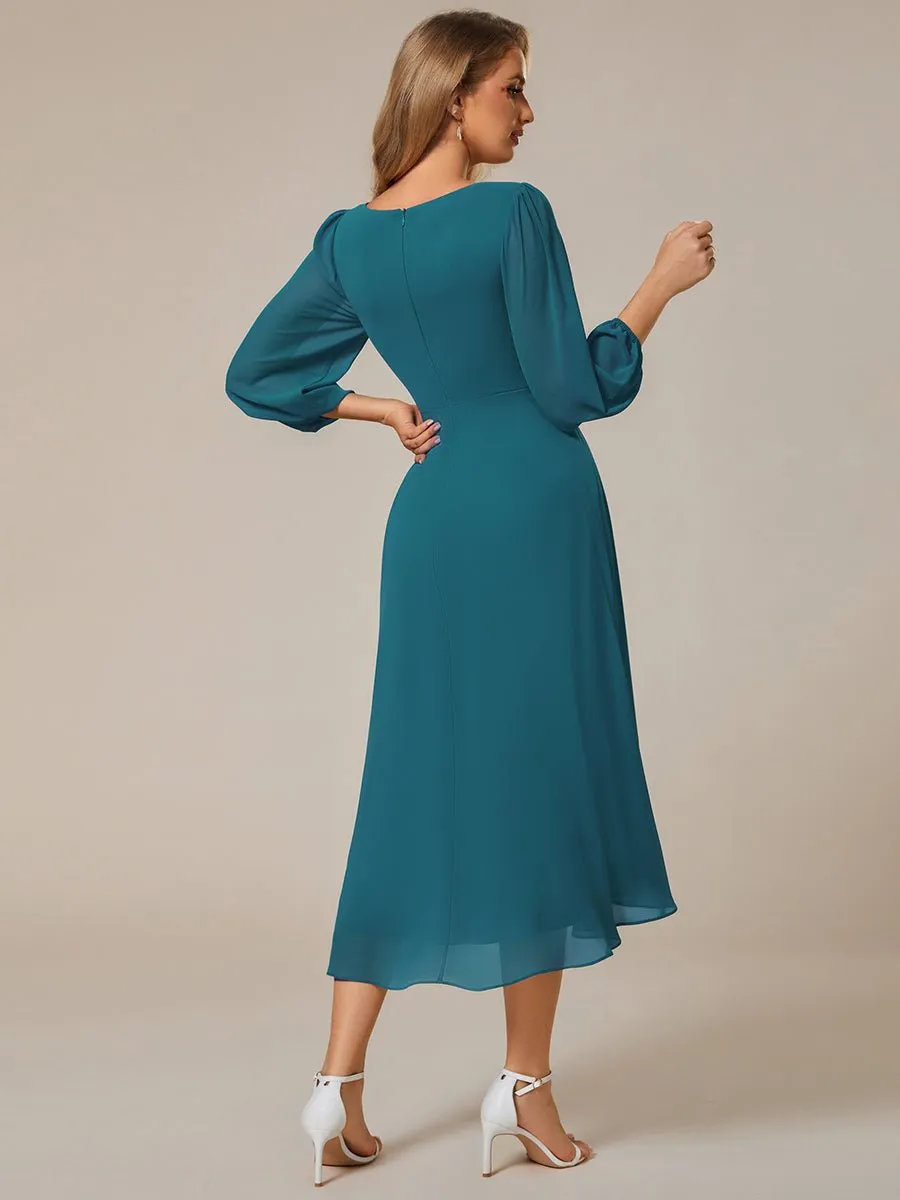Tammy long sleeved mother of the bride dress