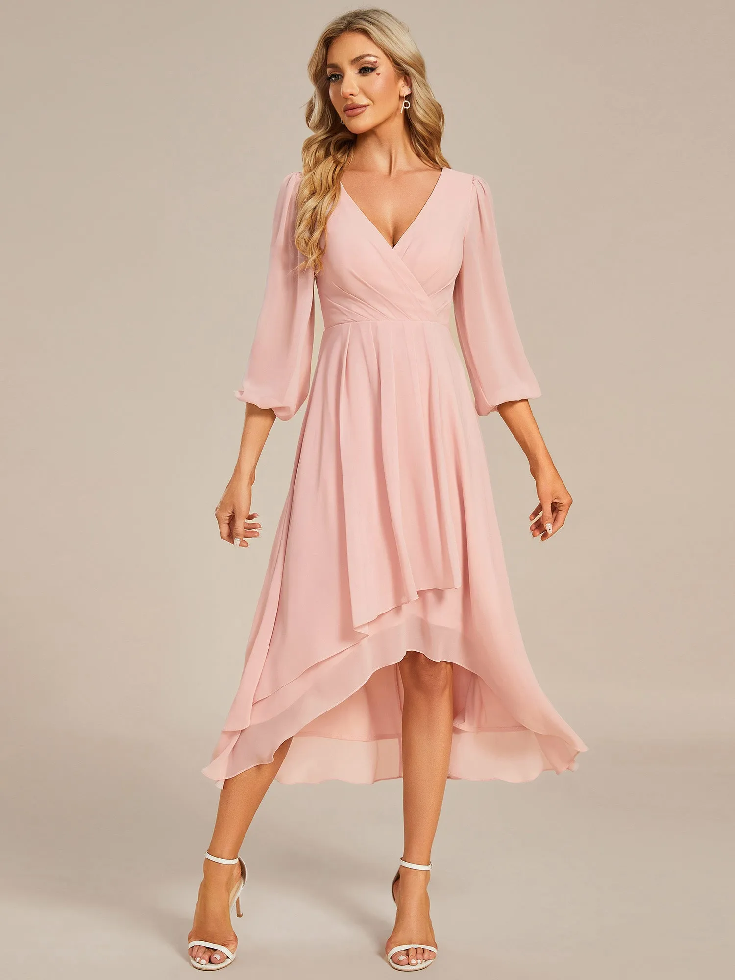 Tammy long sleeved mother of the bride dress