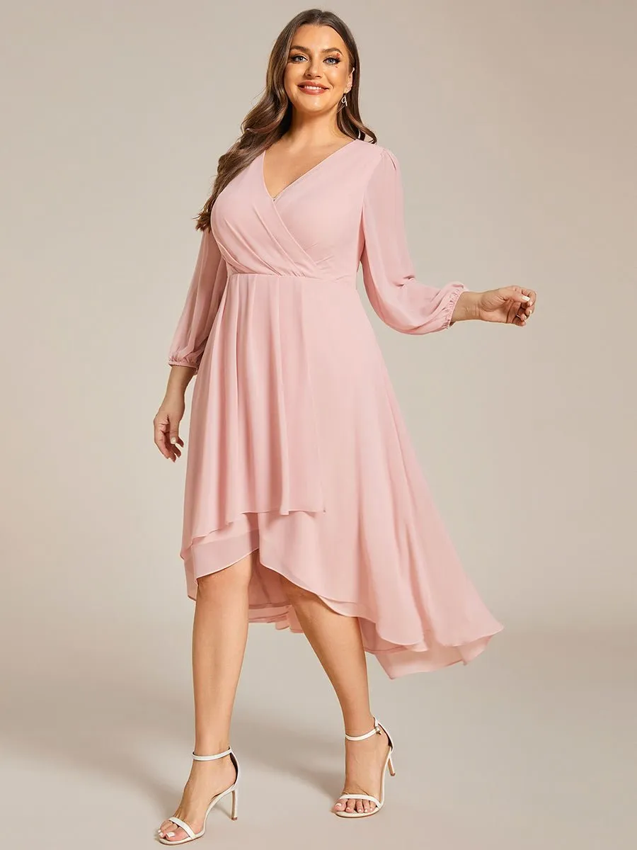 Tammy long sleeved mother of the bride dress