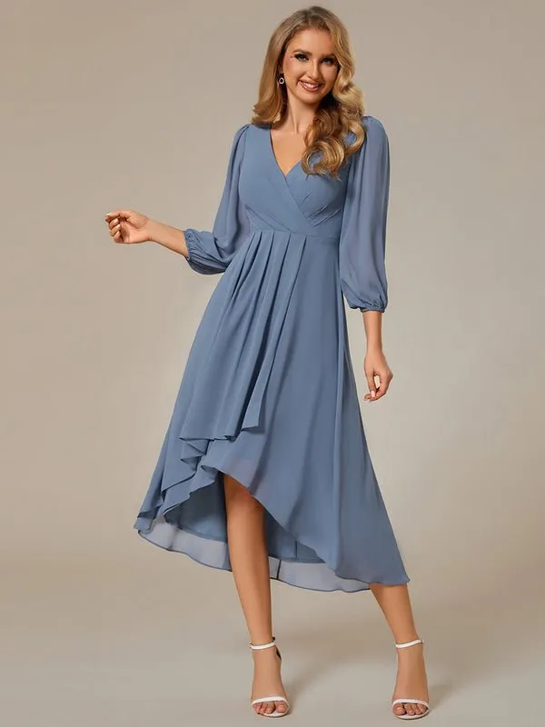 Tammy long sleeved mother of the bride dress