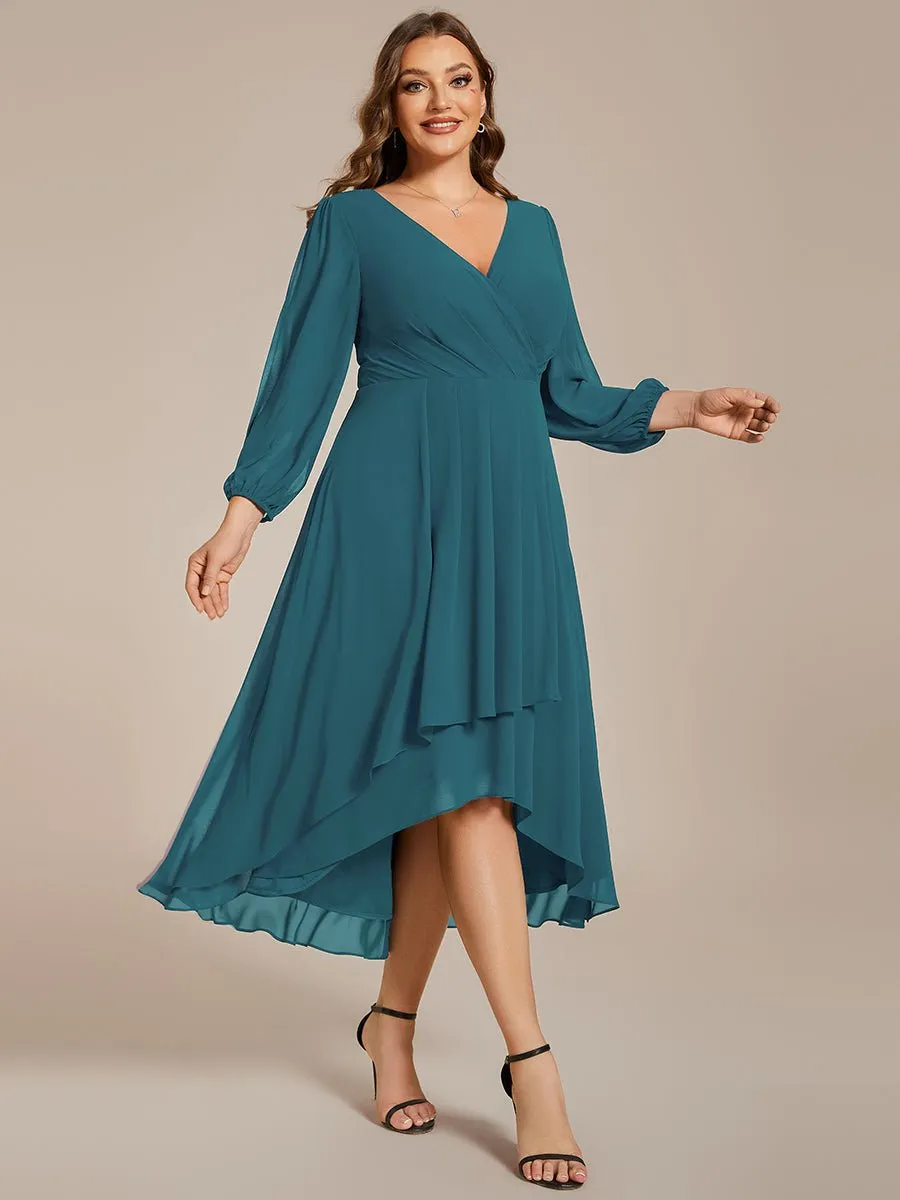 Tammy long sleeved mother of the bride dress