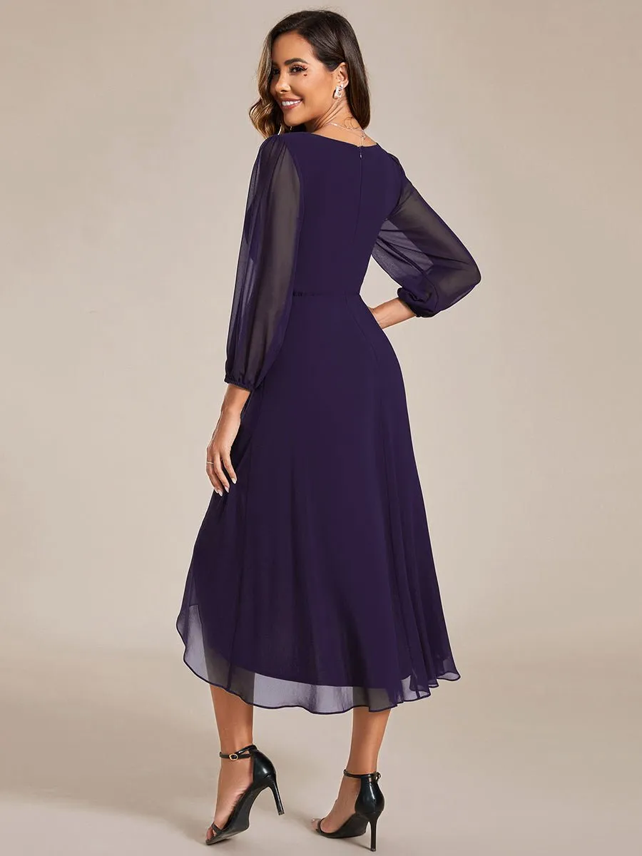 Tammy long sleeved mother of the bride dress
