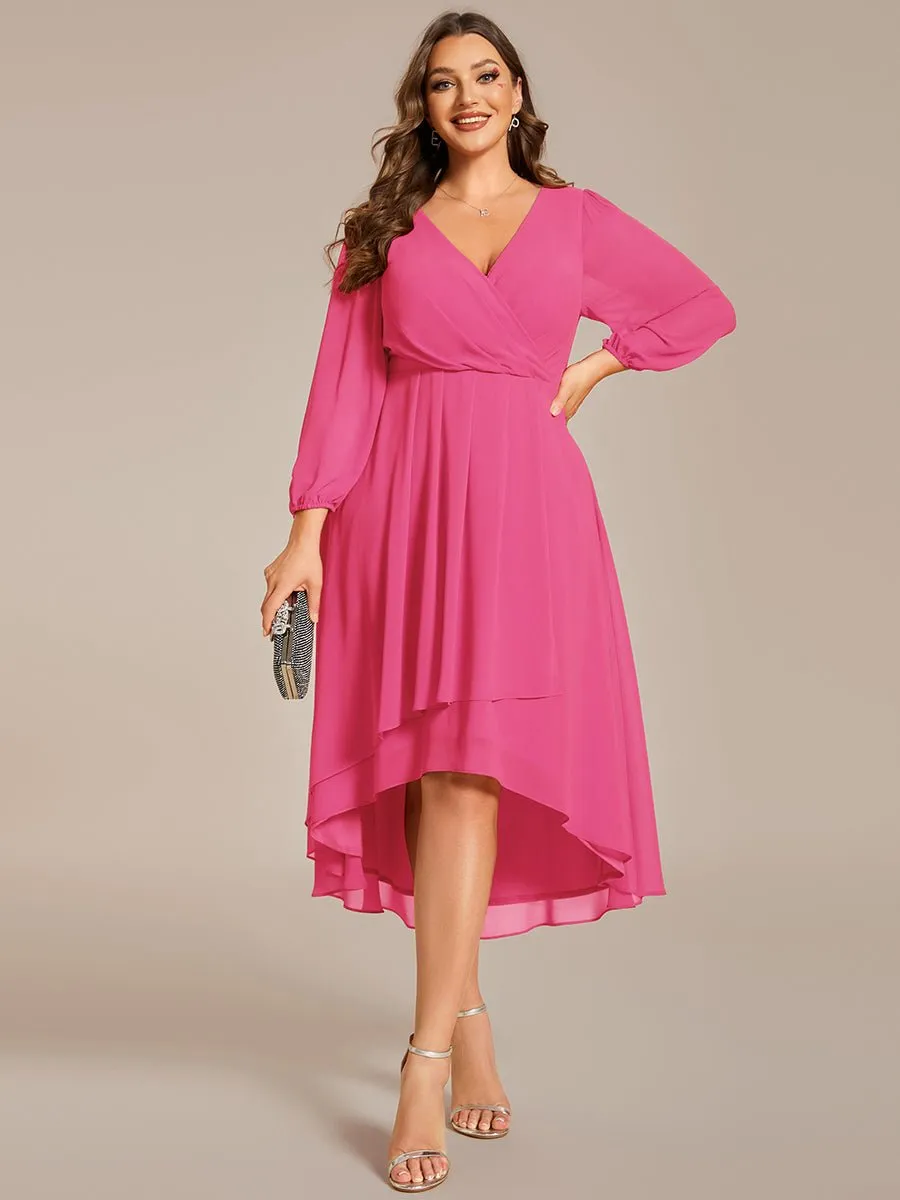 Tammy long sleeved mother of the bride dress