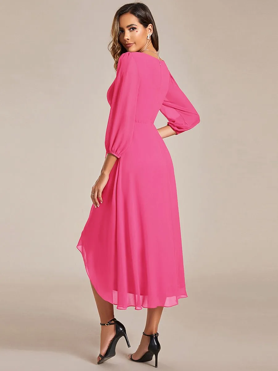 Tammy long sleeved mother of the bride dress