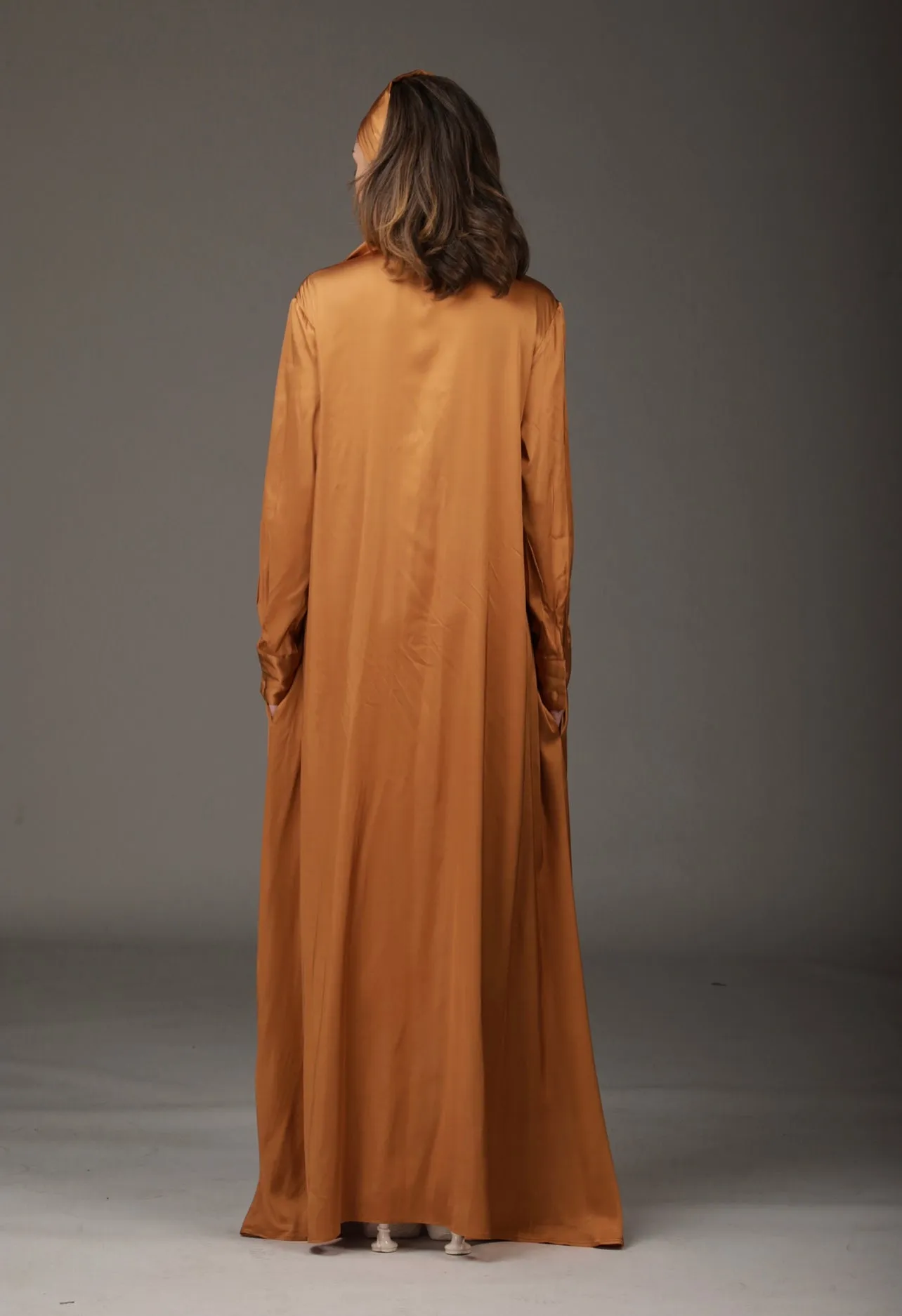 Tara Maxi Dress - Bronze