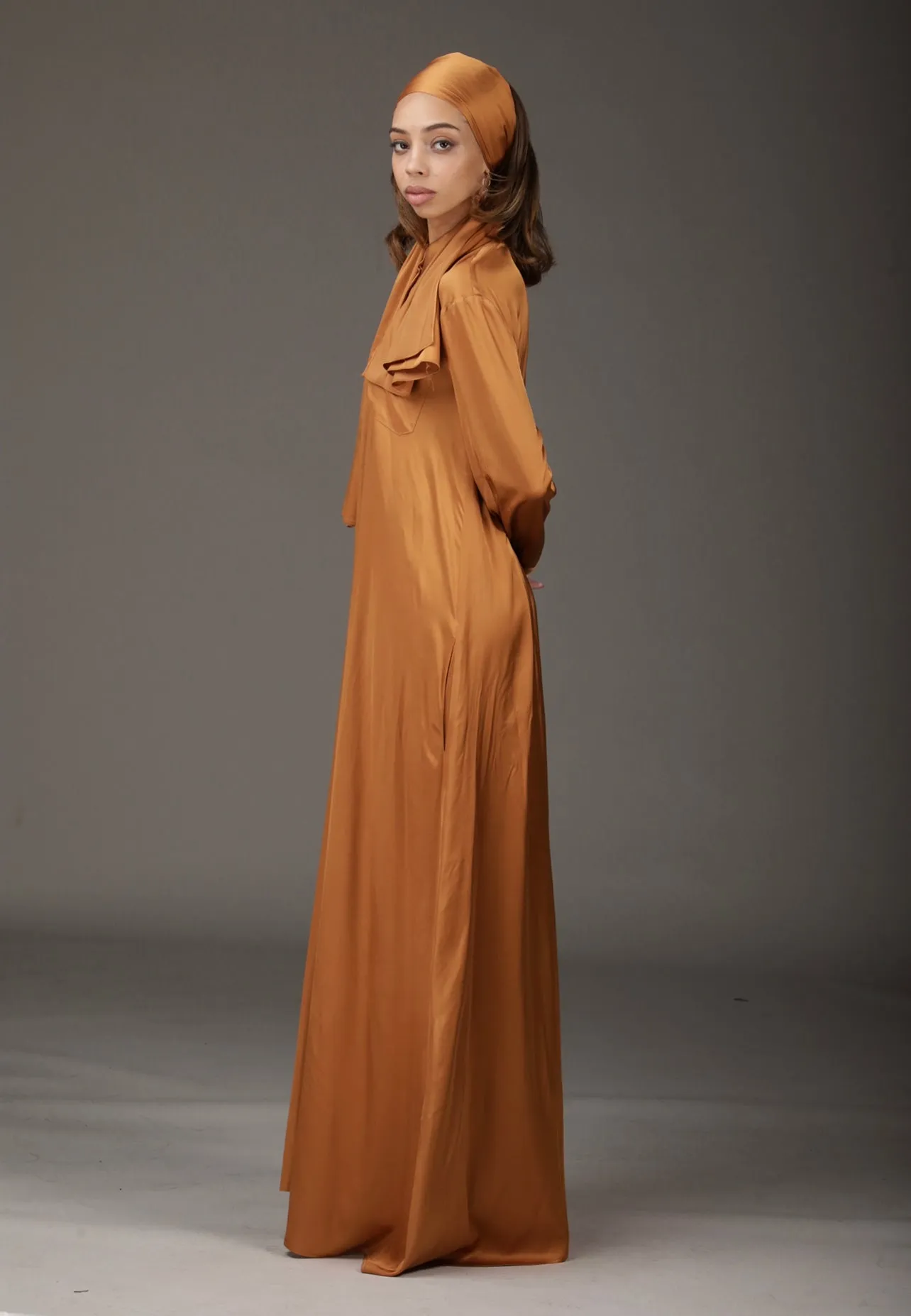 Tara Maxi Dress - Bronze