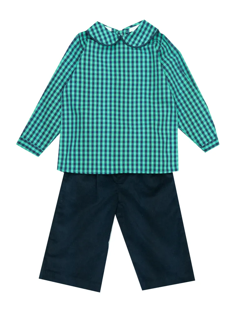 The Bailey Boys Moonlight Plaid Dress