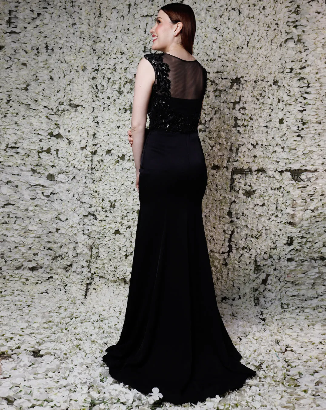The Black Shimmer Gown