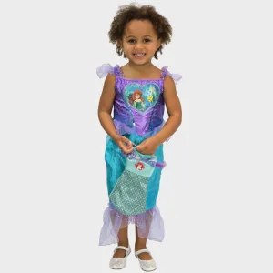 The Little Mermaid Fancy Dress Up & Bag
