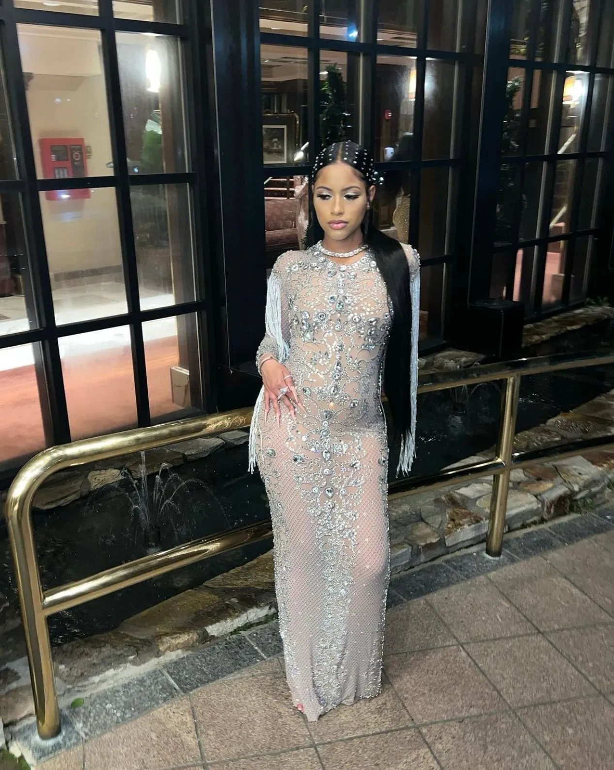The QUEEN Rhinestone Gown