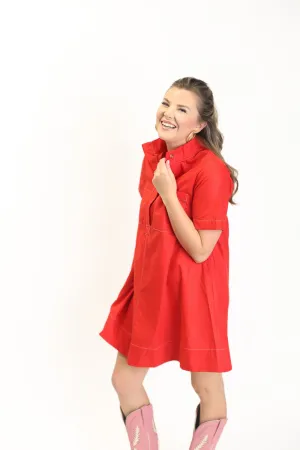 The Vineyard Dress - Red