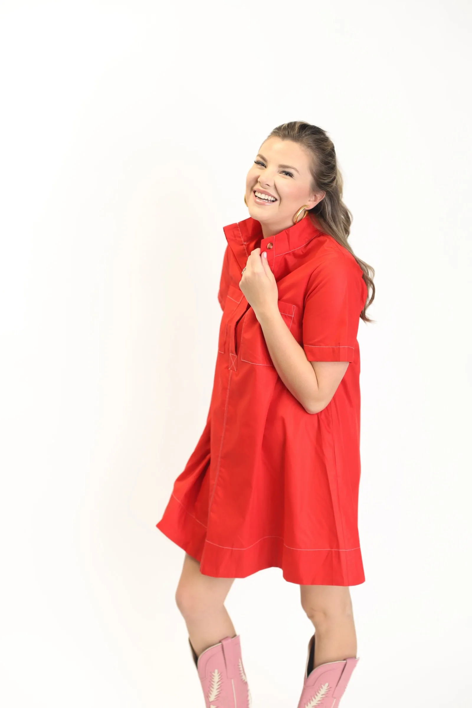 The Vineyard Dress - Red