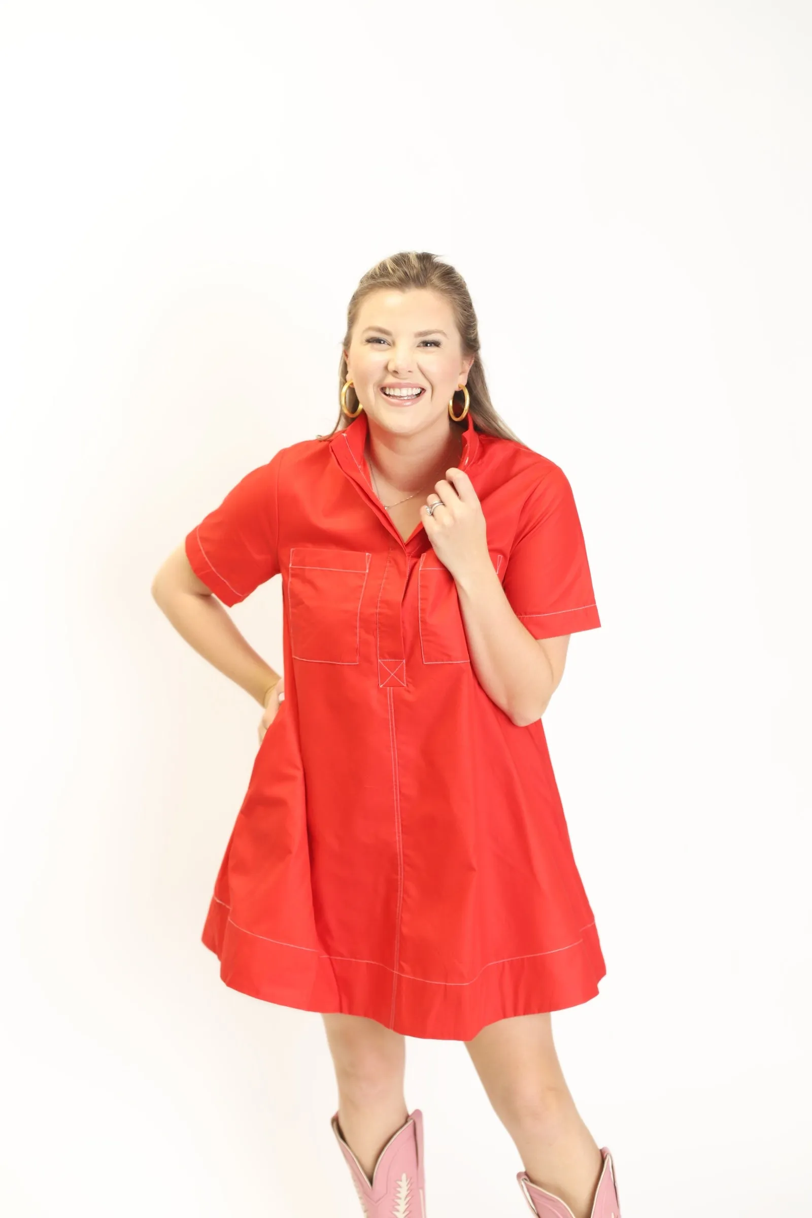 The Vineyard Dress - Red