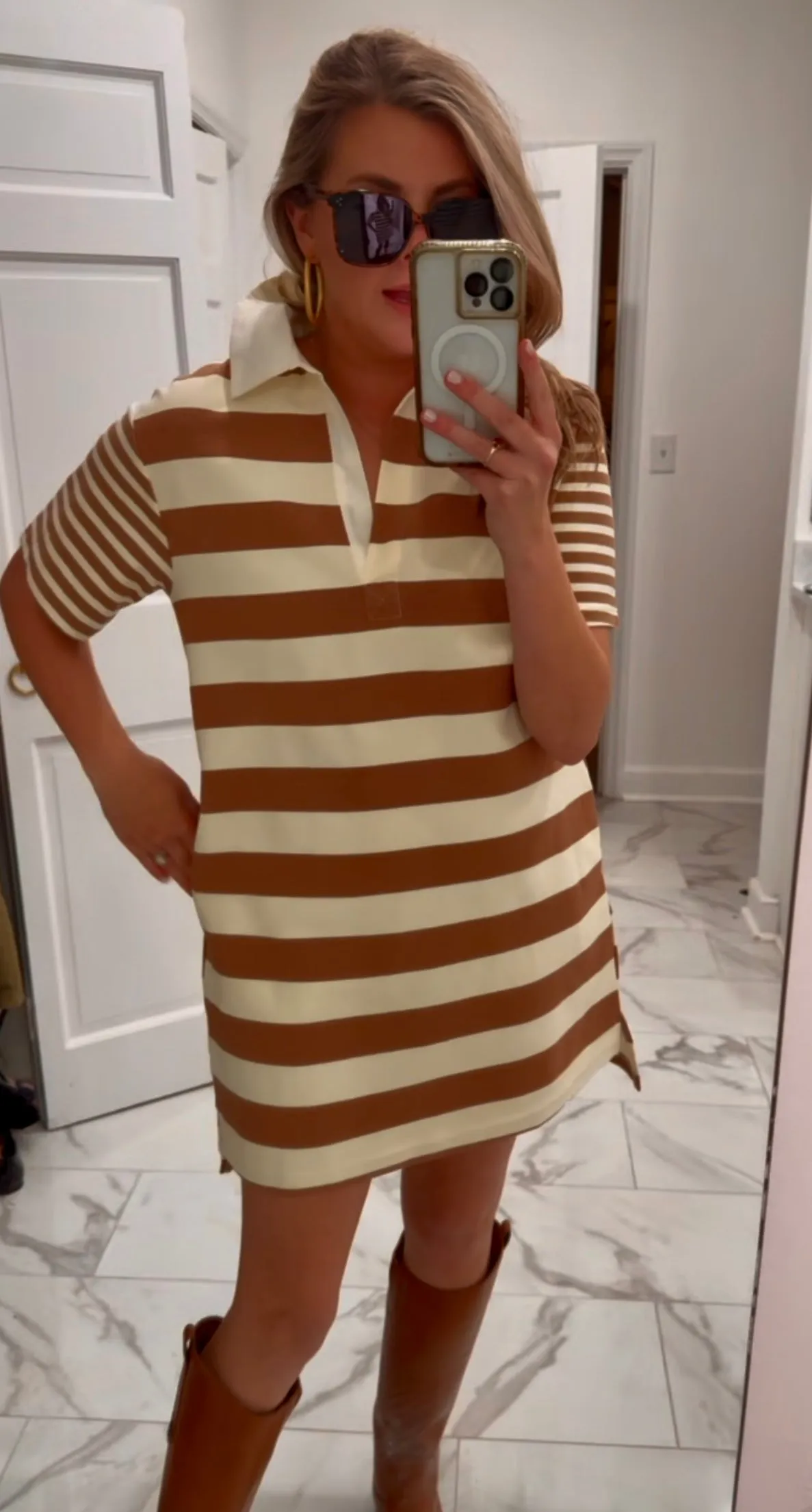 The Wainwright Dress - Taupe