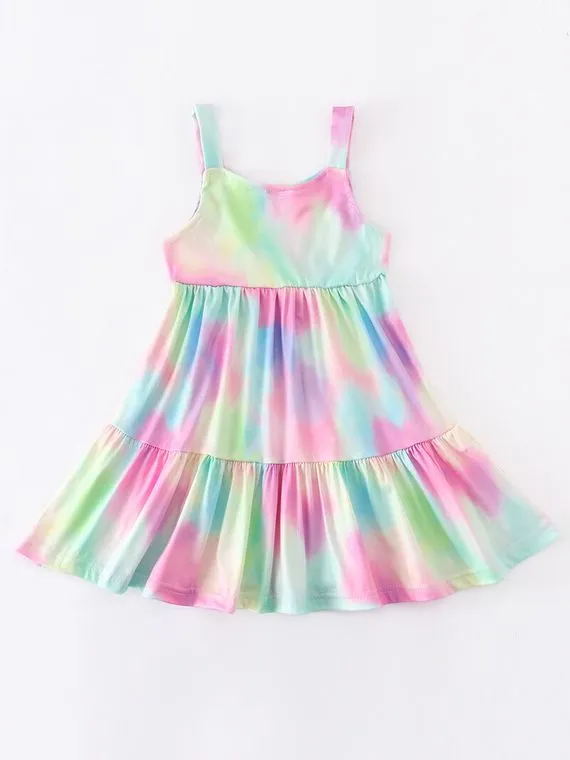 Tie Dye Twirl Dress