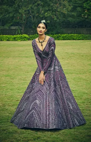 Ultra Violet Colour Gown