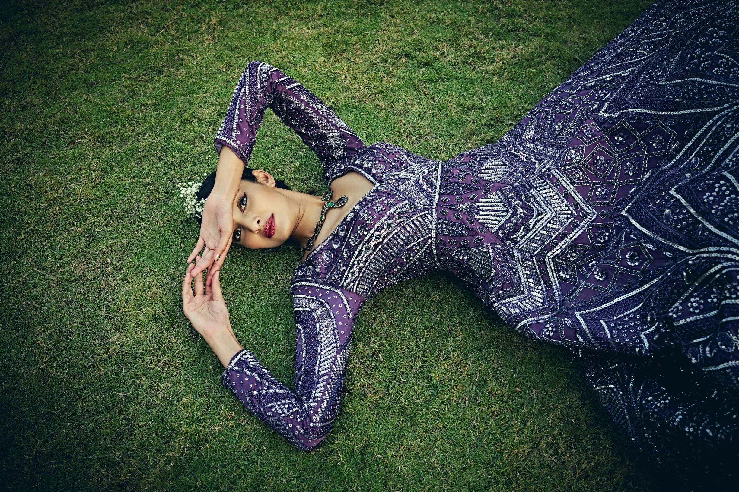 Ultra Violet Colour Gown