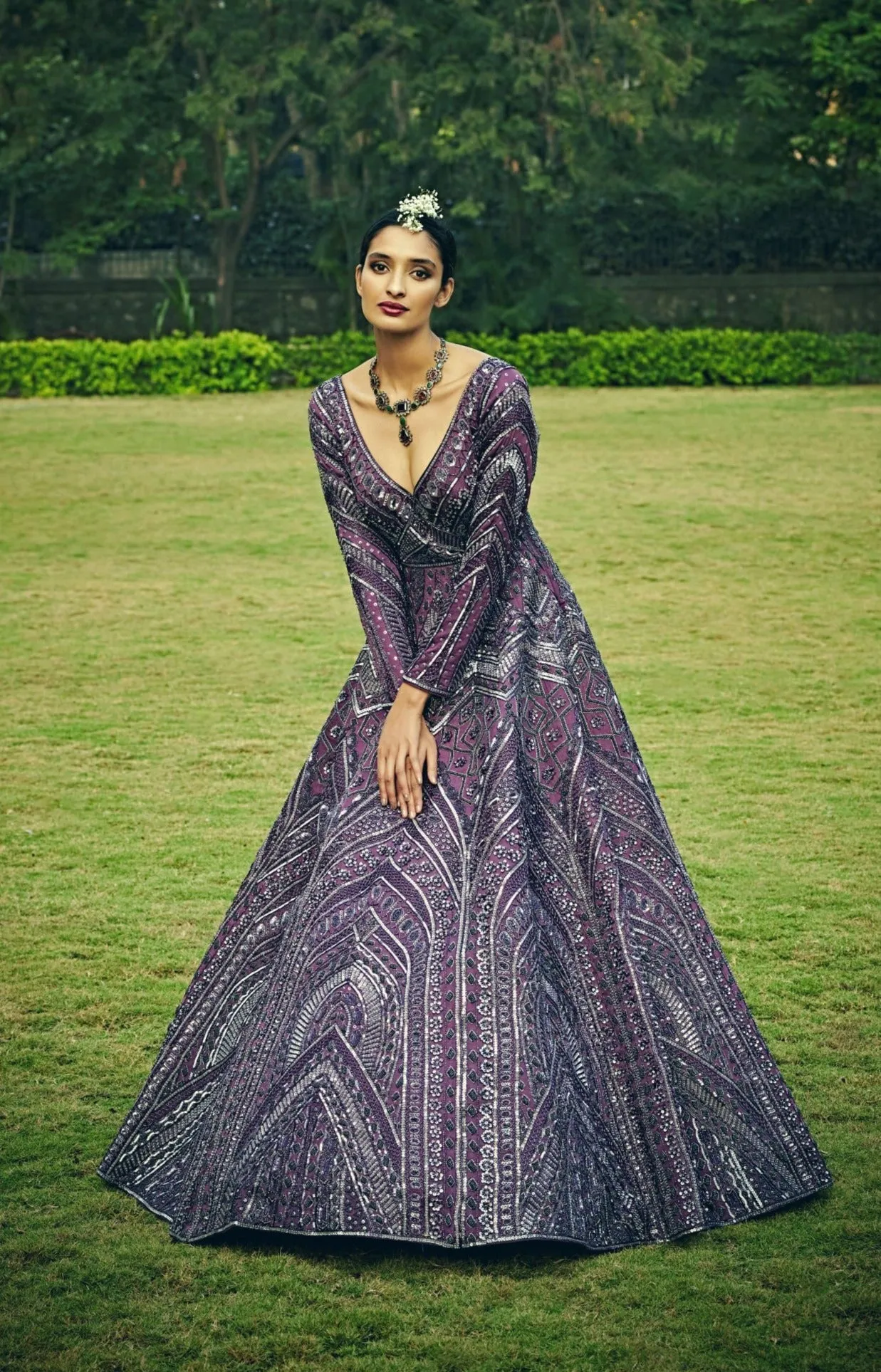 Ultra Violet Colour Gown