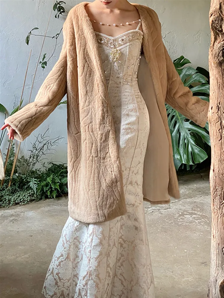 Vintage Embroidery Sleeveless Dress