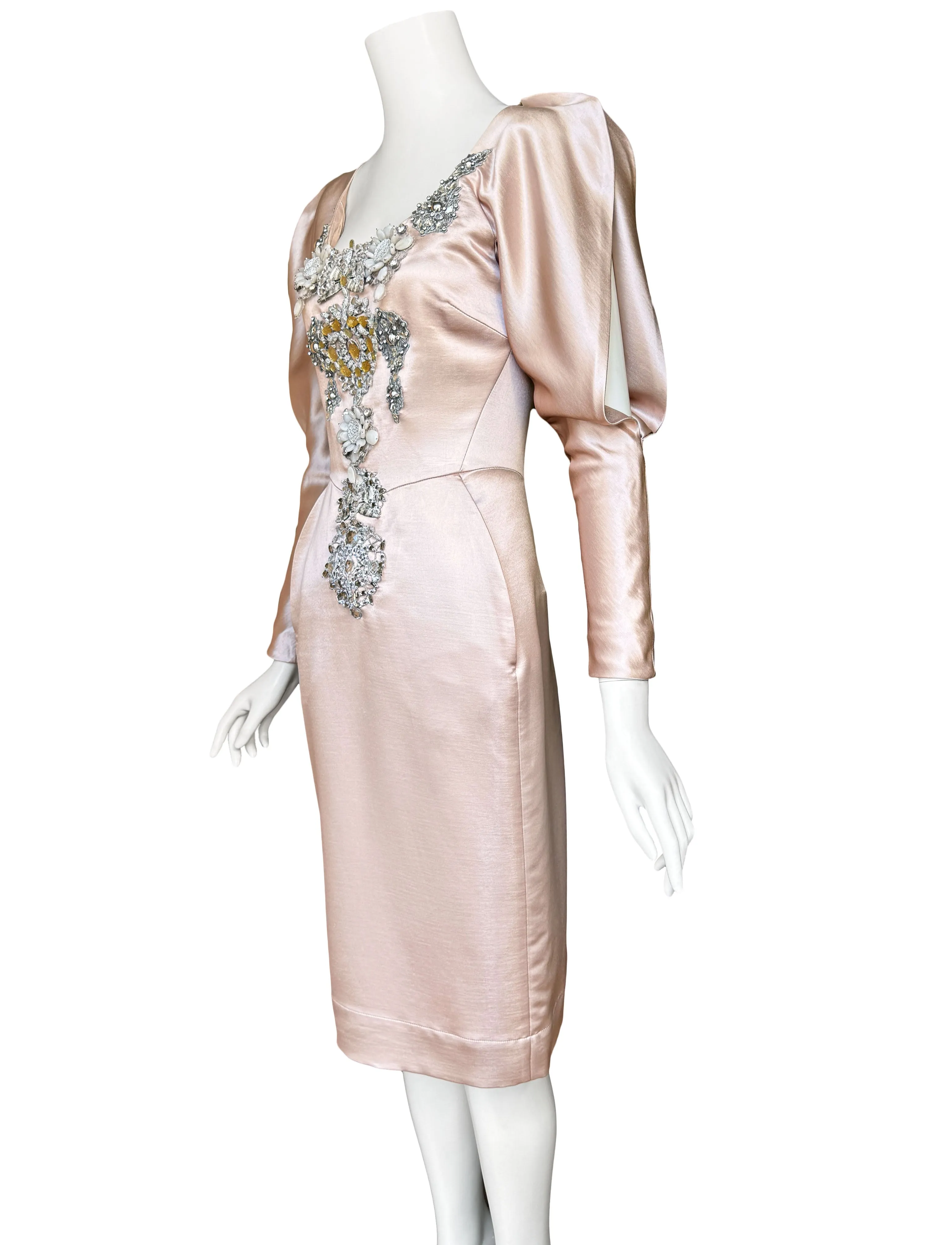 Vivienne Westwood Spring 2013 Embellished Satin Dress